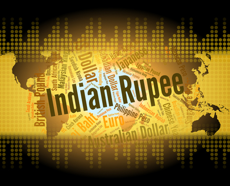 Indian Rupee Meaning Foreign Exchange And Marketの写真素材