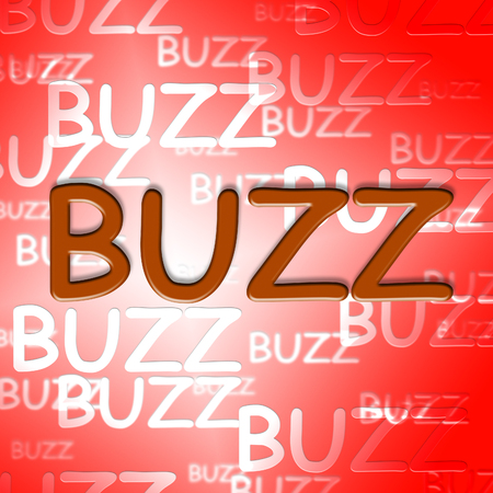 Buzz Words Meaning Public Relations And Awareの写真素材