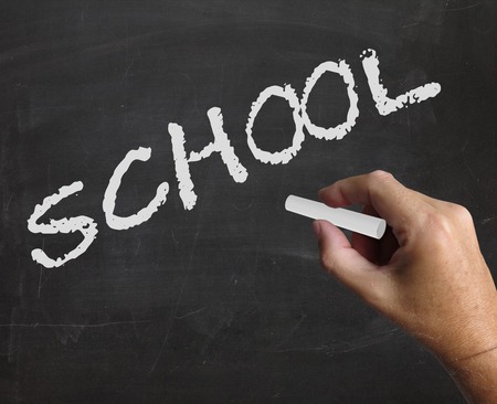 School Word Meaning Studying Learning And Educateの写真素材