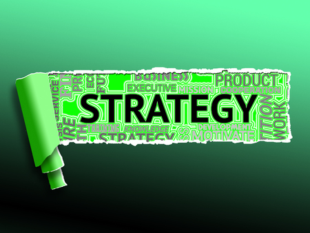 Strategy Word Meaning Strategic Planning And Strategiesの写真素材
