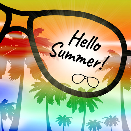 Hello Summer Showing Go On Leave And Vacationing Hello Summer Showing Go On Leave And Vacationing