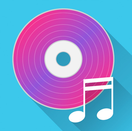 Music Disc Meaning Cd Player And Melodyの写真素材