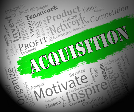 Acquisition Words Represent Procuring Procurement And Attainmentの写真素材