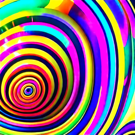 pop art color with circle shapeの素材