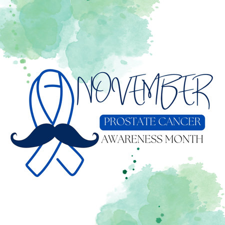 november prostate cancer awareness monthの写真素材