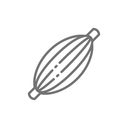 Vector human muscle, tendon line icon. Symbol and sign illustration design. Isolated on white backgroundのイラスト素材