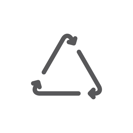 Vector reload, update, refresh line icon. Symbol and sign illustration design. Isolated on white backgroundのイラスト素材