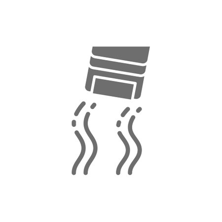 Car skidding, drifting, skid grey icon. Isolated on white backgroundのイラスト素材
