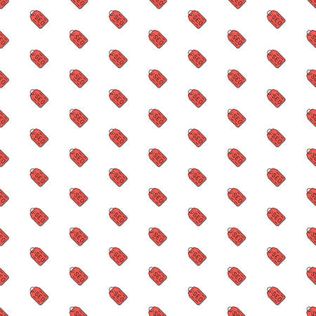 Vector seo tag, label pattern with various icons. Symbol texture design.のイラスト素材