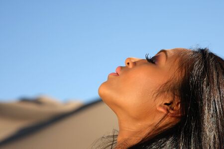 Asian Indonesian Girlの写真素材