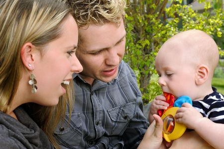 Happy Family Outdoor