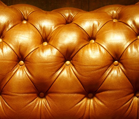 Leather  brown sofa vintage styleの写真素材