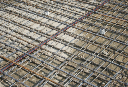 Steel bars mesh reinforcement