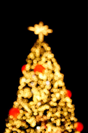 Multicolored defocused bokeh lights background