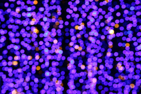Multicolored defocused bokeh lights background