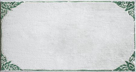 Pattern of flower carved frameの写真素材