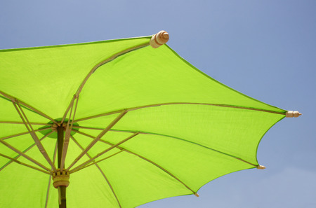 umbrella and blue skyの写真素材