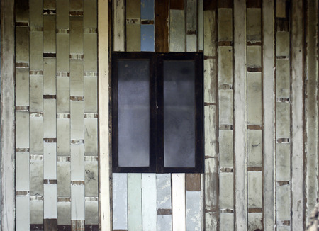 Wood wall and window.