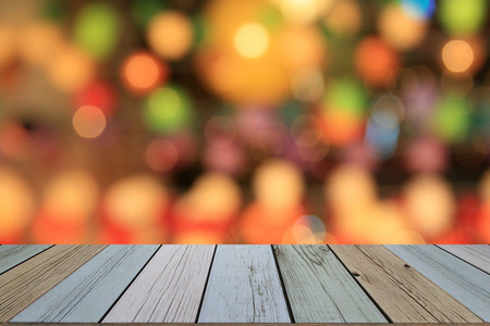 Empty wooden table for product display montagesの写真素材