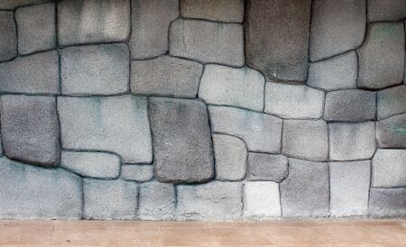 stone pebble texture wallpaper grayの写真素材