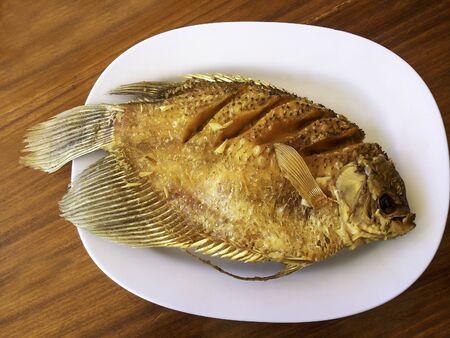 Fried  fishの写真素材