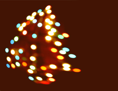 Christmas tree-shaped sparklers background