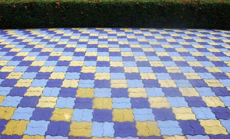 paving stone drivewayの写真素材