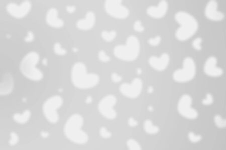 defocused bokeh hearts backgroundの写真素材