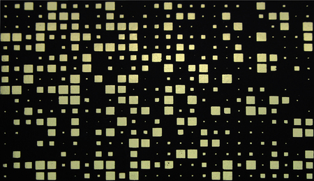 abstract gold yellow square mosaic tiles texture background