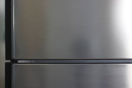 blank refrigerator door texture backgroundの写真素材