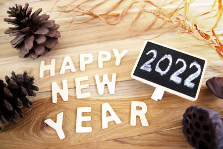 merry christmas and happy new year 2022 concept for background