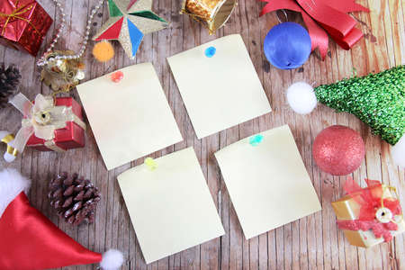 merry christmas and happy new year theme design for picture frame backgroundの写真素材