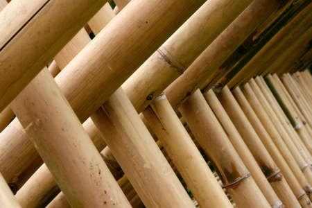 bamboo weave closeup on background, texture bamboo for backgroundの写真素材
