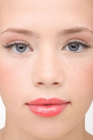 Portrait of the young girlの写真素材