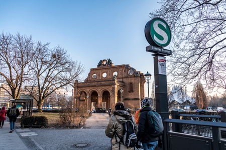 Anhalter Bahnhof, Berlin - Germany. Deutschland, railway.のeditorial素材