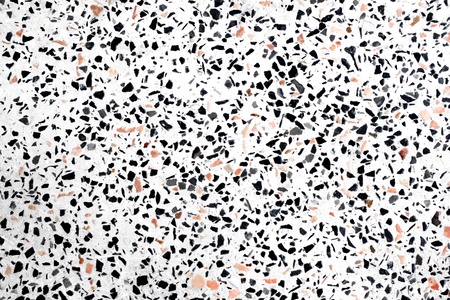 black and white Terrazzo texture