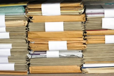 A stack of documents wallpaperの写真素材