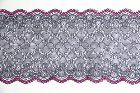 lacework line on white backgroundの写真素材