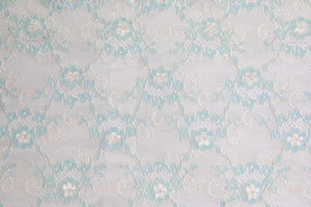 blue lacework line on white backgroundの写真素材