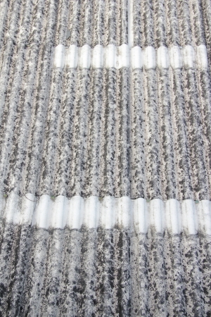 dirty concrete roof tileの写真素材
