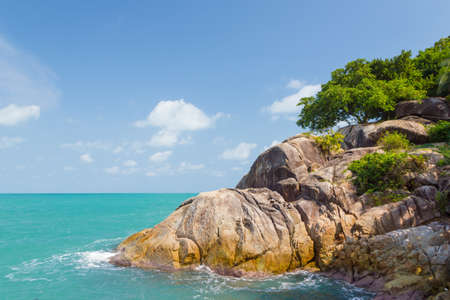 Coastal view at samui thailandの写真素材