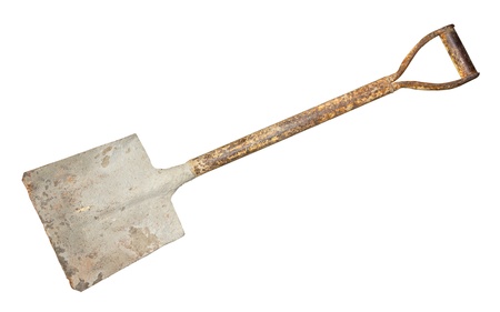 Shovel Isolated on a White Background.の写真素材