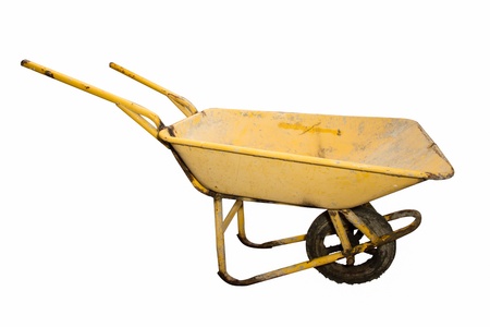 Trolley for Construction in white background
