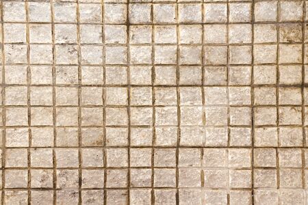 Concrete Squares wall Pattern background textureの写真素材