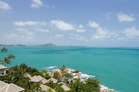 Sea and Sky from Koh samui view point at samui island, Surat Thani Province,thailand