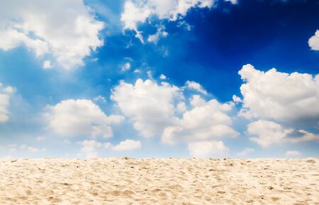 Illustration,Sand beach and tropical seaの写真素材