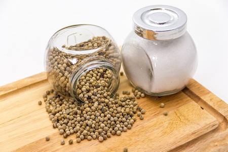 Containers for salt and pepperの写真素材