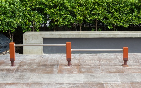Pull-up Bars in the garden