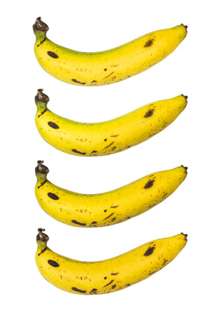 Set of banana different colourの写真素材