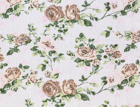 Fragment of colorful retro tapestry textile pattern with floral ornament useful as backgroundの写真素材
